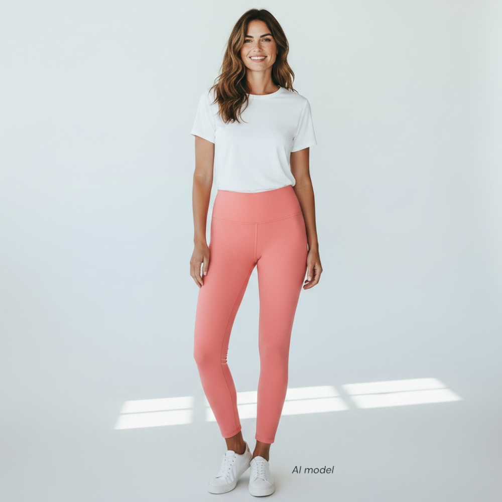 Lululemon Leggings Womens XS Pink Mid Rise Ankle Knit Yoga Running Athletic Gym